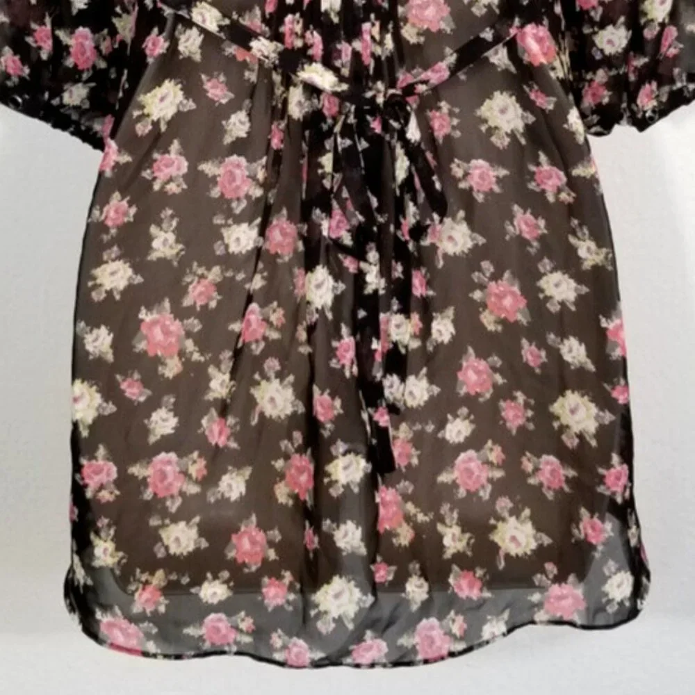 GUESS Chiffon Top Blouse 5854E1M - Picture 9 of 15
